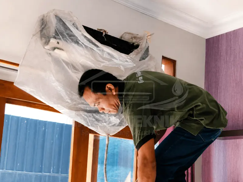 Rumah Tinggal - Cuci AC Split Wall oleh Graha Teknik Sleman